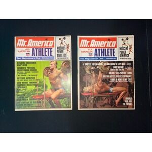 Dave Draper - Mr. America Bodybuilding Magazine - Set Of 2
